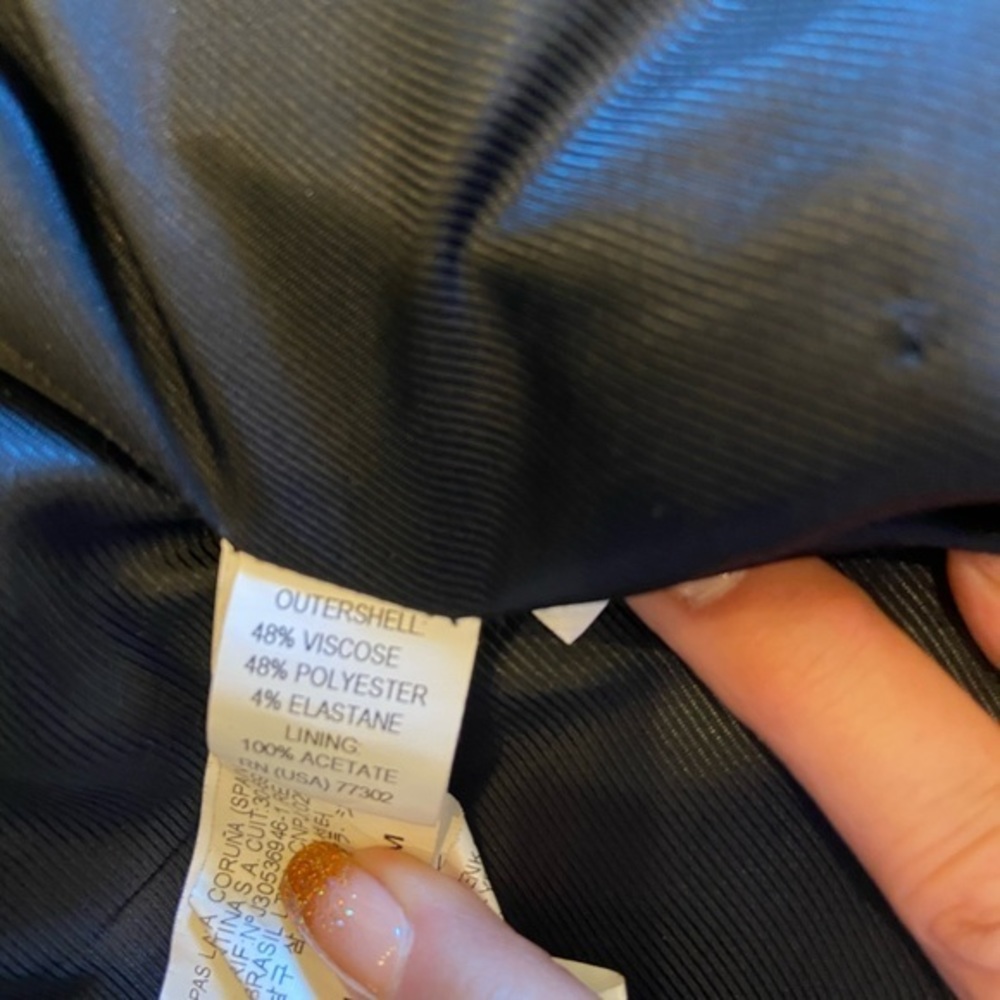 Zara Basic Size Medium Women’s Jacket Black - image 7